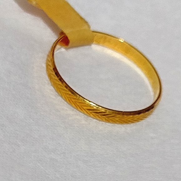 18KT Milor Made in ITALY  🪙 Yellow Gold Herringbo - Picture 4 of 8